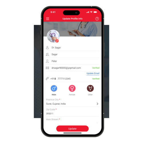Мобильное приложение для управления - Healthray - для мониторинга / для планирования / с системой отслеживания