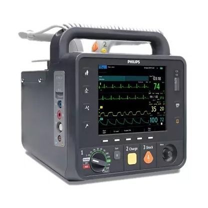 Полуавтоматический внешний дефибриллятор - HeartStart Intrepid - PHILIPS - с монитором