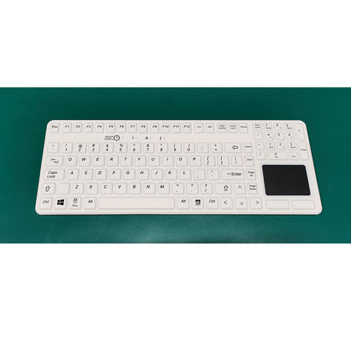 Медицинская клавиатура с сенсорной панелью - K10 - Guangzhou GT-Interaction Technology Co., Ltd - из силикона / USB / антибактериальная