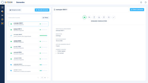 Система управления патология - LABFLOW® - DATEXIM - для передачи данных / для диагностики / для составления отчетности