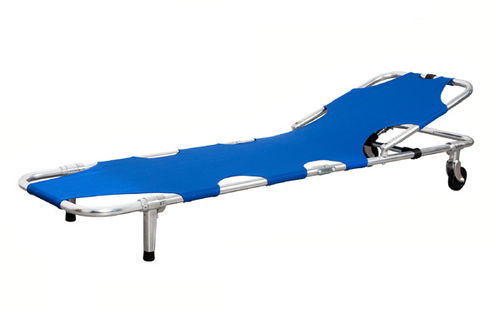 Носилки для неотложной помощи - YC-D3 - Suzhou Tingeer Import and Export Co., Ltd. - складной / на роликах / с регулируемой спинкой