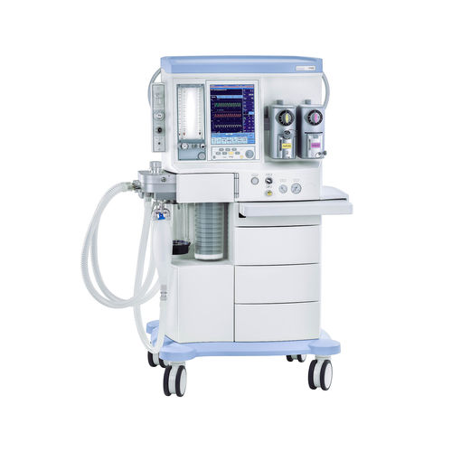Установка для анестезии на тележке - Leon - Löwenstein Medical Technology GmbH + Co. KG - с респираторным мониторингом / с вентилятором / с системой отвода анестезиологических газов