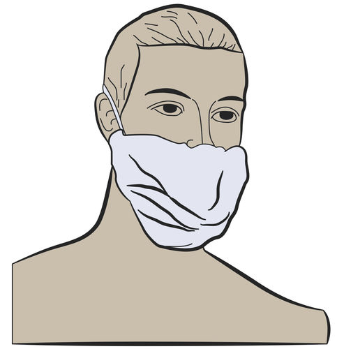 Набородник для больниц - 111-1-18A - Secured Medical Direction - для чистого помещения / для лабораторий / из полипропилена