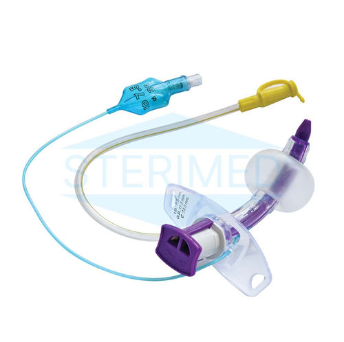 Канюля для трахеотомии - SMD 702 series - SteriMed Medical Devices - изогнутая / из ПВХ / гибкая