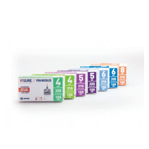 Игла для инъекции инсулина - 4SURE  - Nipro Middle East FZE - ручка / 31G / 32G