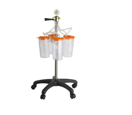 Пневматический хирургический аспиратор - Tecnomed Medical Sistemler Ve Turizm Sanayi Ticare Limited Sirketi - вакуумный / на роликах