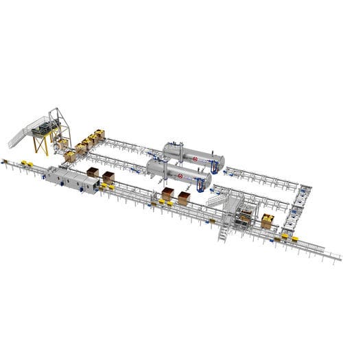 Медицинская система обработки отходов - 20t/d - Zhucheng Zhongnenghe Machinery Technology Co., Ltd. - автоматическая / со стерилизатором