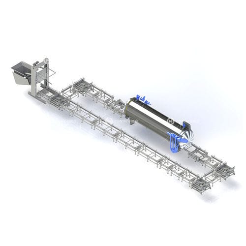 Медицинская система обработки отходов - 15t/d - Zhucheng Zhongnenghe Machinery Technology Co., Ltd. - автоматическая / со стерилизатором