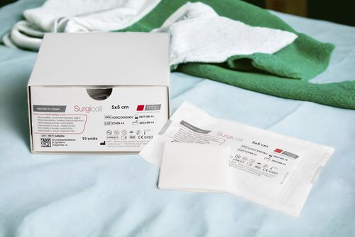Гемостатический агент мягкая набивка - Surgicoll - MBP - Medical Biomaterial Products - ортопедическая хирургия / хирургия ран