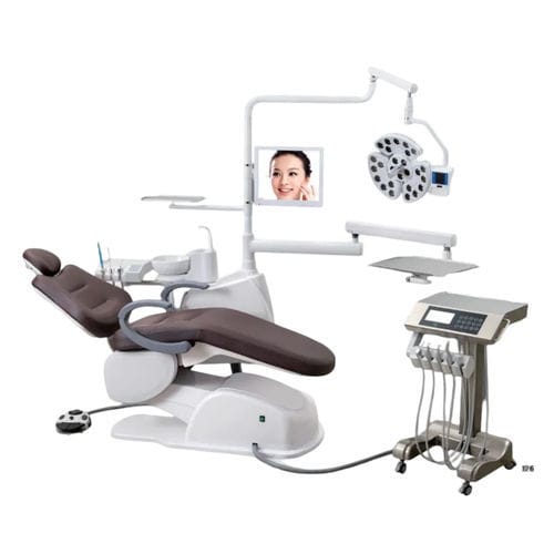 Стоматологическая установка с электрическим креслом - LeadThink Medical Equipment Co.,Ltd. - модульная / с внутриротовой камерой / с держателем инструментов