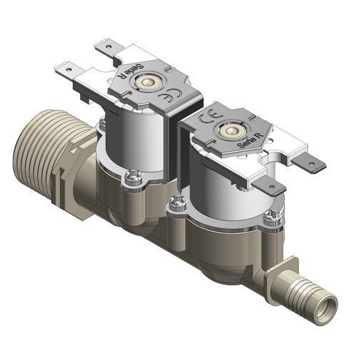 Клапан медицинской - R Series Dual 257 - Rpe - с соленоидом / с прямым приводом / из силикона