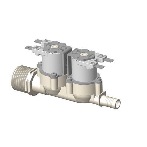 Клапан медицинской - R Series DUAL 282 - Rpe - с соленоидом / с прямым приводом / из силикона