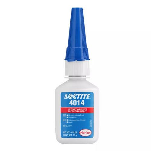 Цианоакрилатный медицинский клей - LOCTITE® 4014 - Henkel - для одноразовых медицинских приборов / для пластмассы / с низкой вязкостью