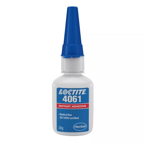 Цианоакрилатный медицинский клей - LOCTITE® 4061 - Henkel - для одноразовых медицинских приборов / для резины / для пластмассы