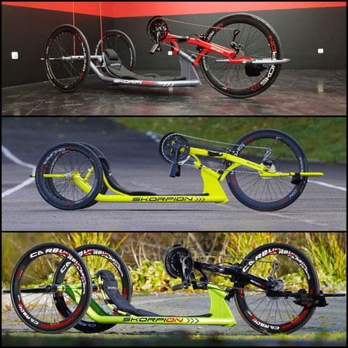 Хэндбайк с педалями - Skorpion - Sport-On - для взрослых / алюминиевая рама