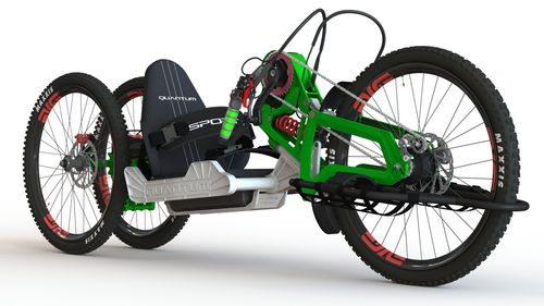 Электрический хэндбайк - Quantum - Sport-On - для взрослых / черный / зеленый