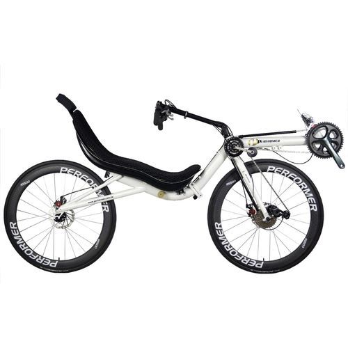 Лежачий велосипед с педалями - Surmonter - Cycles Performer - для взрослых / белая