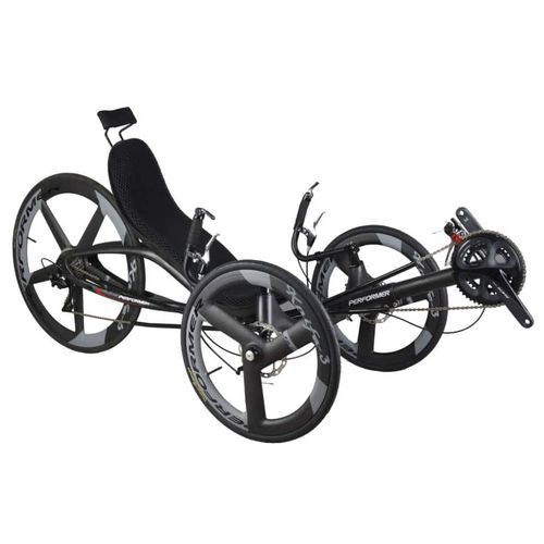 Ортопедический трехколесный велосипед с педалями - Cantus - Cycles Performer - для взрослых / черная