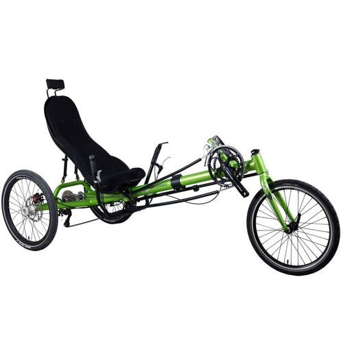 Ортопедический трехколесный велосипед с педалями - Futuro - Delta Trike - Cycles Performer - для взрослых / зеленая