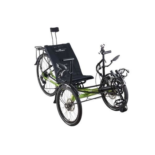 Лежачий трехколесный велосипед с педалями - Hero - Cycles Performer - для взрослых / черный