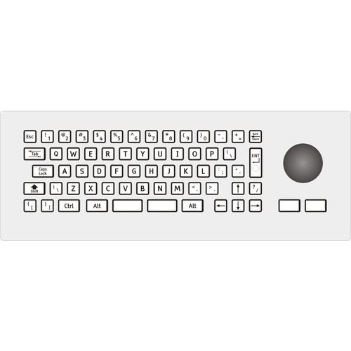 Клавиатура с указателем - 2212 series - STORM INTERFACE - с цифровым блоком клавиатуры / из нержавеющей стали / USB