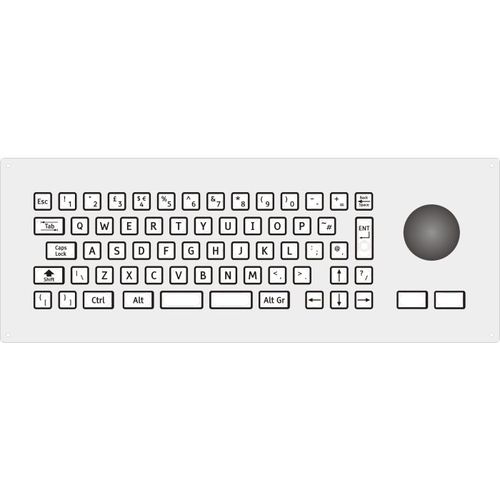 Клавиатура с указателем - 2212-55221 - STORM INTERFACE - с цифровым блоком клавиатуры / из нержавеющей стали / USB