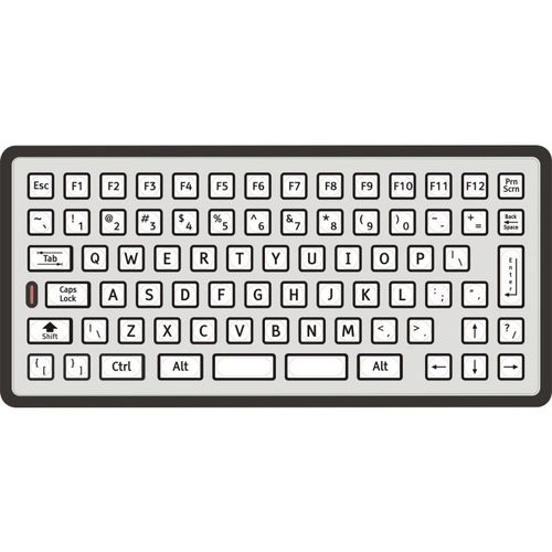 Клавиатура с цифровым блоком клавиатуры - 2220-55202 - STORM INTERFACE - из нержавеющей стали / USB