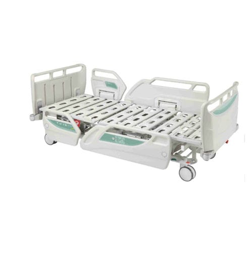 Кровать для неотложной помощи - Luxury - Tianjin Kangli Medical Instrument - электрическая / на роликах / 3 секции