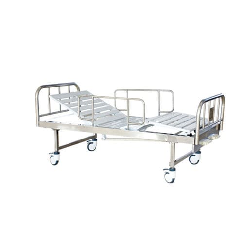Медицинская кровать - A 47 - Tianjin Kangli Medical Instrument - ручная / с фиксированной высотой / на роликах