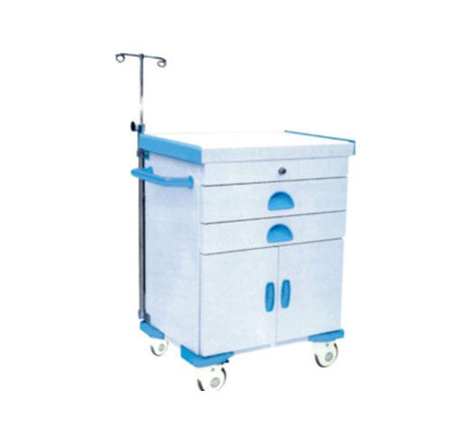 Тележка для неотложной помощи - B 39 - Tianjin Kangli Medical Instrument - для аптеки / из алюминия / из металла
