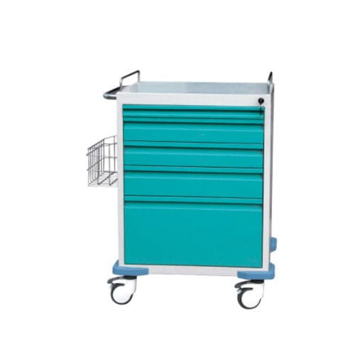 Тележка для анестезии - Tianjin Kangli Medical Instrument - для общего применения / из алюминия / из металла