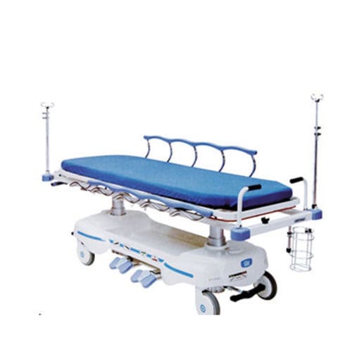 Тележка-каталка перекладчик пациента - A 97 - Tianjin Kangli Medical Instrument - гидравлическая / с регулируемой высотой / 1 секция