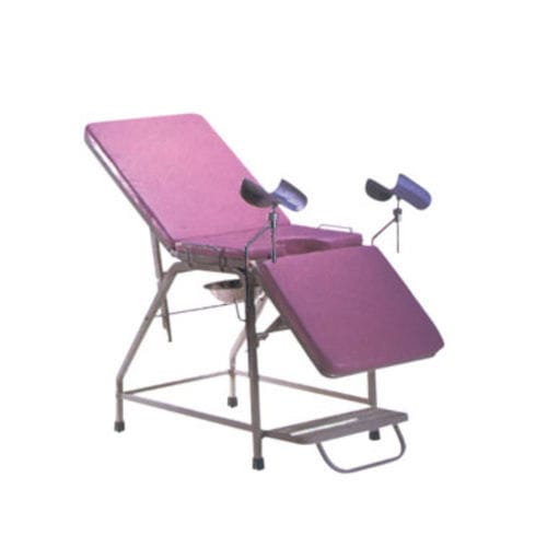 Гинекологический диагностический стол - Tianjin Kangli Medical Instrument - для взрослых / ручной / с фиксированной высотой
