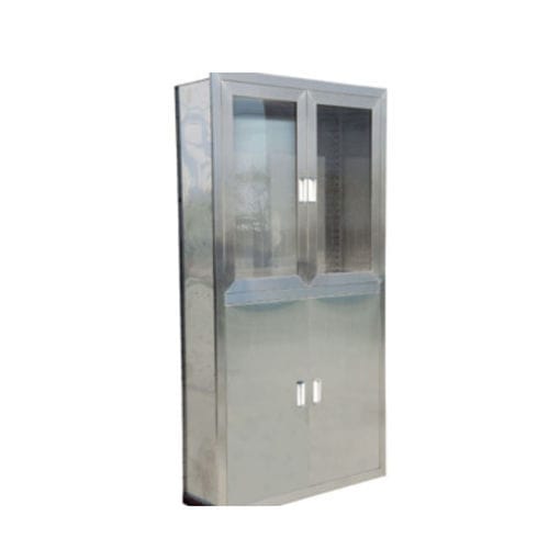 Шкаф для инструментов - Tianjin Kangli Medical Instrument - с дверью / из нержавеющей стали / 4 дверцы