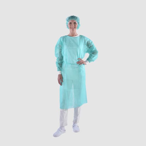 Халат для посетителей унисекс - RF-M1-000003 - Ramedical - из полипропилена / для одноразового применения / дышащий