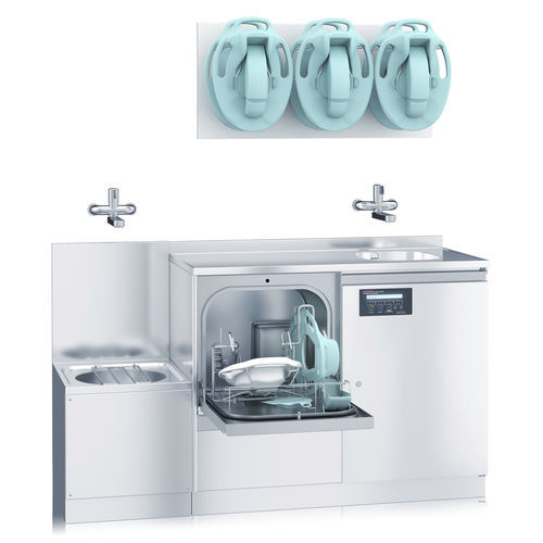 Компактное моечное корыто - Multiclean Serie: Untertisch - KODRA GmbH & Co. KG - автоматическое / из нержавеющей стали / из ламината высокого давления