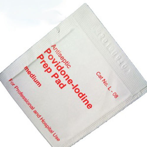 Очищающие салфетки для гигиены тела - Povidone iodine Prep Pad - Yangzhou Super Union Medical Material - 100 штук