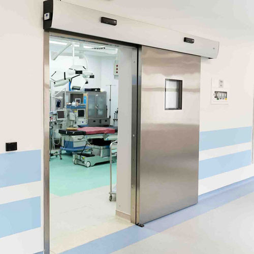 Раздвижная дверь - iCat® - RSA Door Systems - для радиологической защиты / служебная / для защиты от рентгеновского излучения