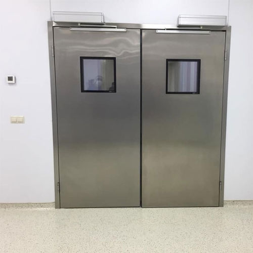 Дверь для защиты - iCat® - RSA Door Systems - герметичная / воздухонепроницаемая / для операционной