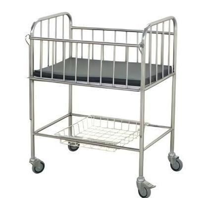 Медицинская люлька с фиксированной высотой - YK-M115 - Topmost Medical Technology Co.,Ltd - на роликах / из нержавеющей стали