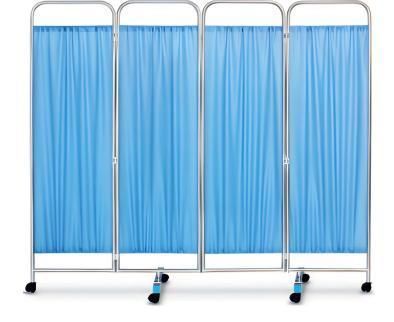 Медицинская ширма на роликах - YK-S76 - Topmost Medical Technology Co.,Ltd - 3 стенки / из нержавеющей стали