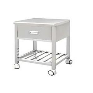Стол для больничной палаты - YK-S058 - Topmost Medical Technology Co.,Ltd - прямоугольный / из нержавеющей стали