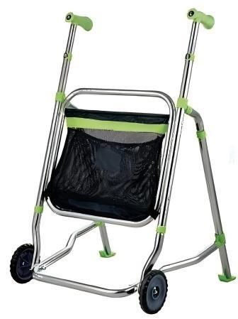 2-колесный ролятор - YK-6201 - Topmost Medical Technology Co.,Ltd - алюминиевая рама / с сиденьем / с регулируемой высотой