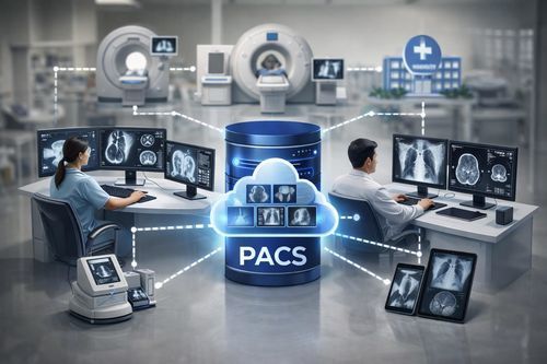 PACS для медицинских снимков - B-PACS - G-Squared - с данными из интернета / медицинская