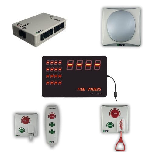 Система вызова медсестры для ванной комнаты - dwc elektronik - зоны / прикроватная / портативная