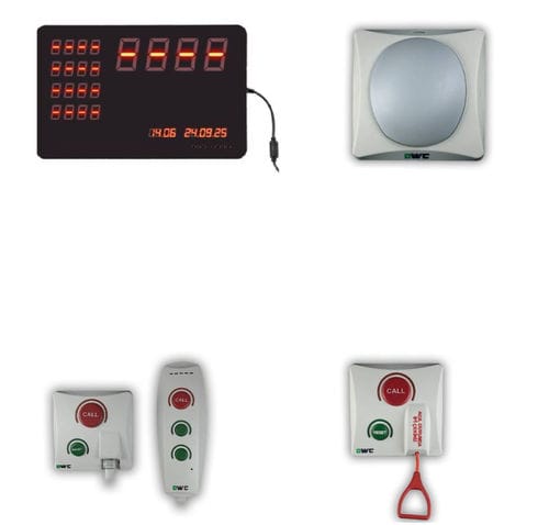 Система вызова медсестры зоны - dwc elektronik - портативная / медицинская / для домов престарелых