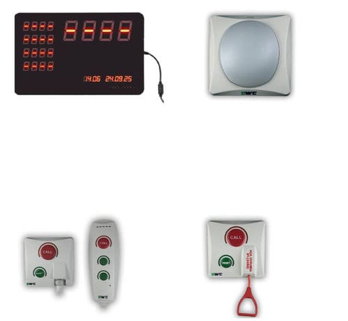Система сигнализации зоны - dwc elektronik - для ванной комнаты / настенная / для учреждений EHPAD