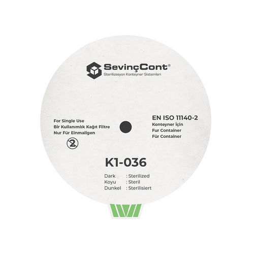 Антибактериальный фильтр - K1-036 - Sevinç Cont - для контейнера для стерилизации / бумага / одноразового применения