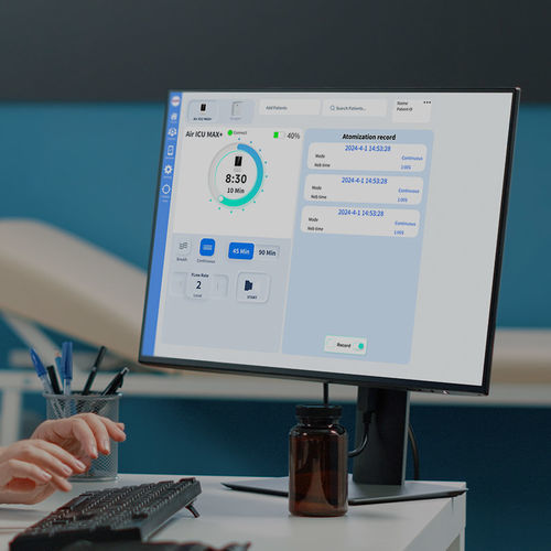 Мобильное приложение телемедицина - iBreathe® - AirICU. Inc - для интенсивной терапии / пульмонология / для управления