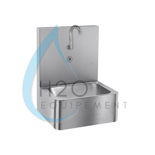 Кухонная раковина для больницы - HAND ONE INOX - H2O Equipement - медицинская / для медицинского учреждения / для стоматологического кабинета